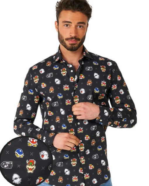 Opposuits Opposuit Super Mario Bad Guys Mens Shirt> Opposuits