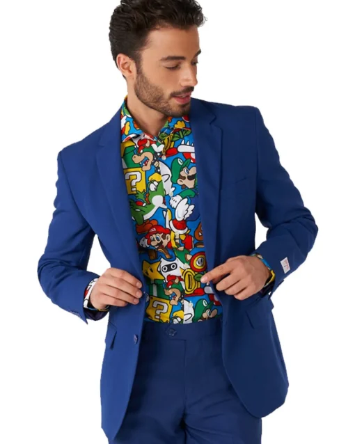 Opposuits Opposuit Super Mario Mens Shirt> Opposuits