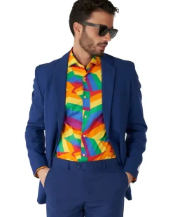 Opposuits Opposuit Zig Zag Rainbow Mens Shirt><noscript><img width=