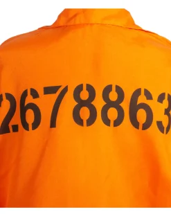 * Orange Prisoner Jumpsuit Adult Costume></noscript>Men Men's Costumes