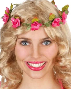Tomfoolery Pink Rose Flower Crown> Day Of The Dead