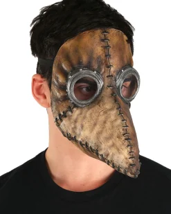 Ghoulish Productions Plague Doctor Brown Mask></noscript> Halloween Masks