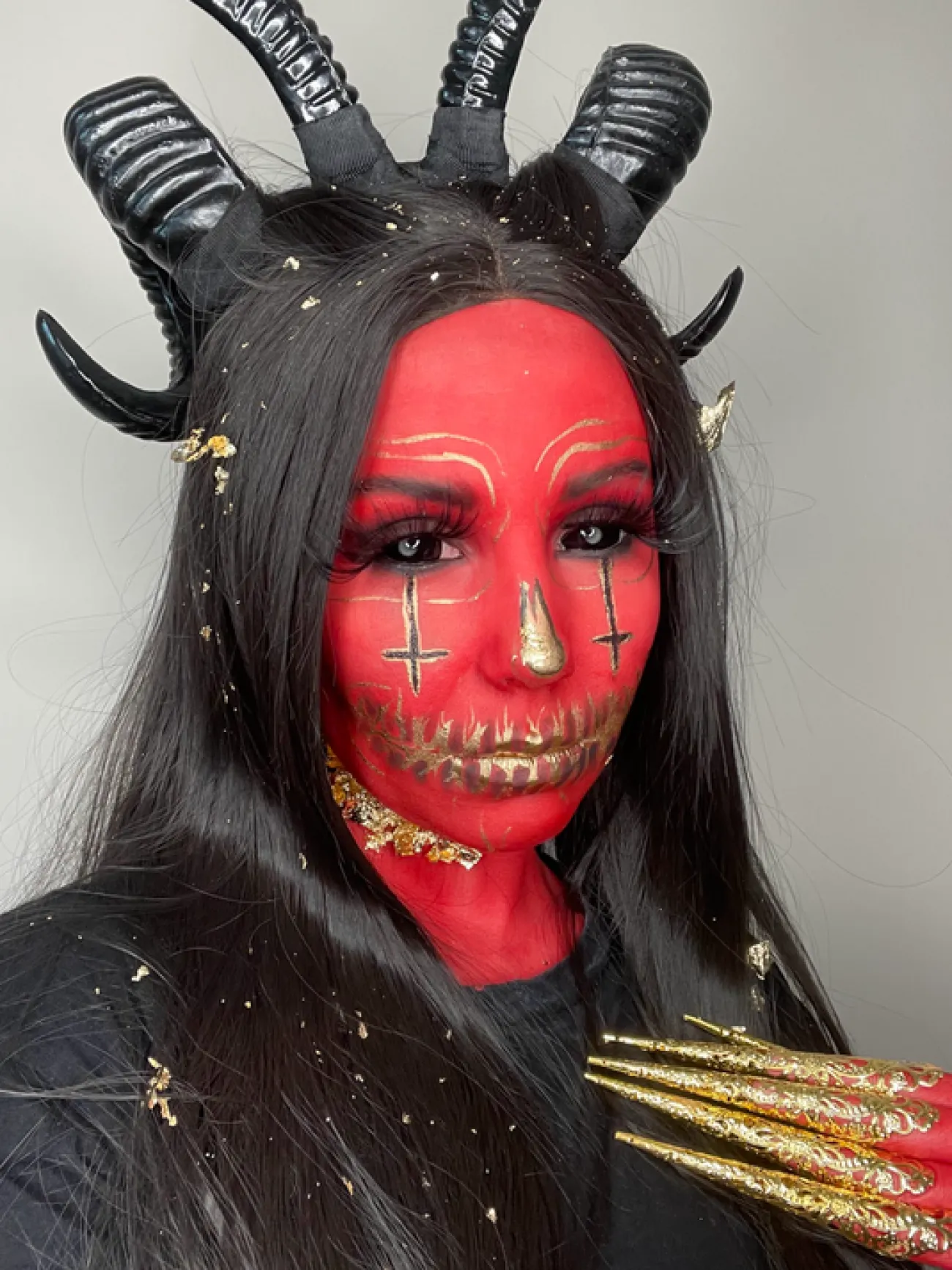 ColourVue Platinum Sclera Sabretooth 22Mm Black Contact Lenses> Halloween Accessories