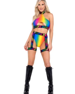 Roma Costumes Rainbow High Waisted Womens Shorts></noscript> Halloween Hosiery