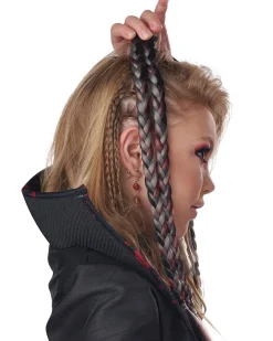 California Costumes Red Clip In Braids></noscript> Halloween Accessories