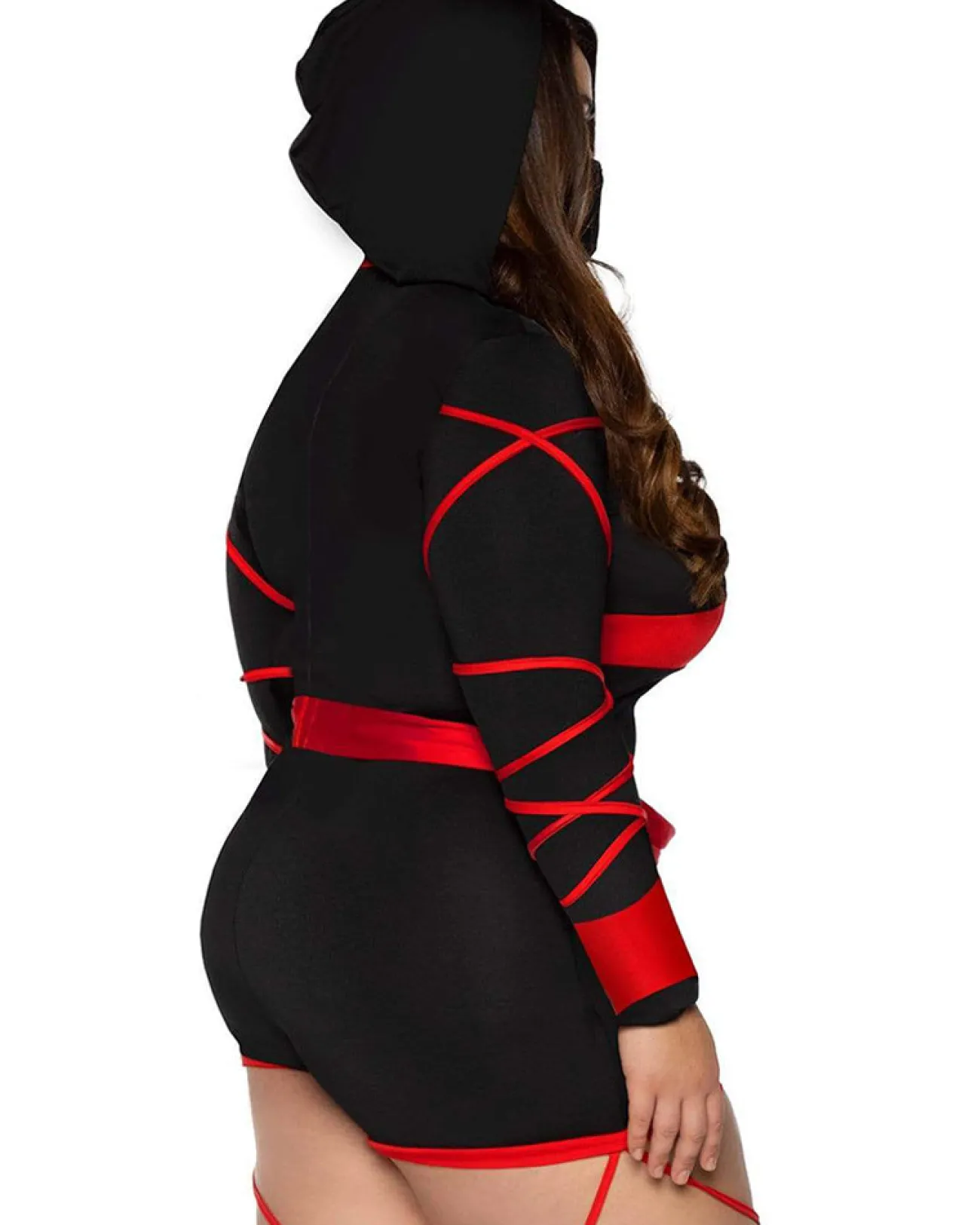 Leg Avenue Red Dragon Ninja Womens Plus Size Costume>Women Women's Costumes