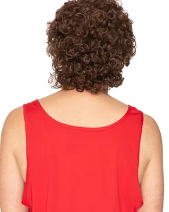 * 70S Stud Deluxe Perm Wig And Moustache></noscript> Halloween Wigs