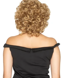 * Sandy Deluxe Curly Blonde Wig></noscript> Halloween Wigs