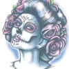 Tinsley Transfers Senorita Muerte Day Of The Dead Temporary Tattoo> Day Of The Dead