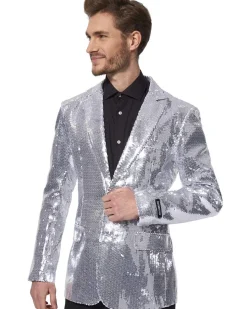 Opposuits Sequins Silver Mens Suitmeister Jacket></noscript> Opposuits