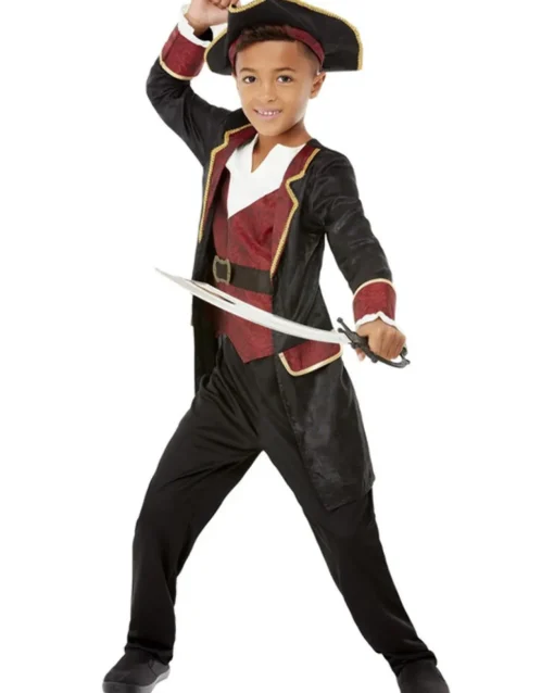 Smiffys Seven Seas Pirate Boys Costume>Kids Kids Costumes
