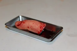 ForensicFX Studios Severed Finger Prop On Medical Metal Tray></noscript> Halloween Accessories