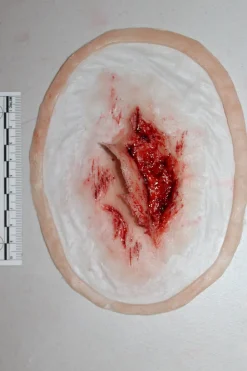 ForensicFX Studios Skin Peeling Back Wound Prosthetic></noscript> Halloween Accessories