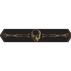 Amscan Skull Table Runner> Scary Skeletons