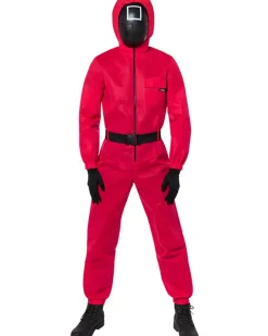 Amscan AU Squid Game Guard Deluxe Adult Costume></noscript>Men Men's Costumes