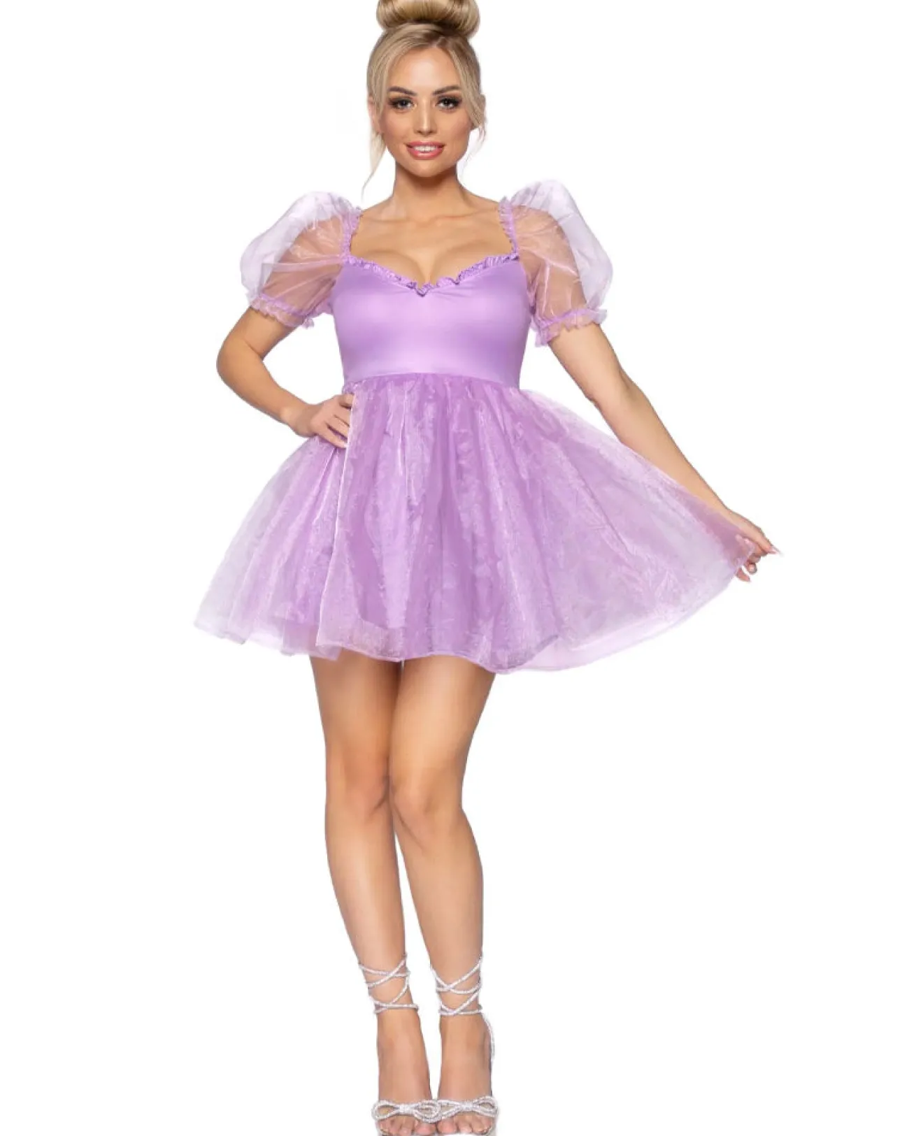 Leg Avenue Sweetheart Babydoll Lavender Womens Costume>Women Women's Costumes