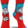 Elope Thing 1 & 2 Costume Crew Socks> Halloween Hosiery
