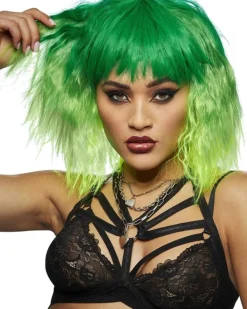 Smiffys Trash Goddess Green Wig></noscript> Halloween Wigs