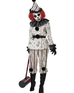 California Costumes Vintage Creepy Clown Womens Costume></noscript>Women Women's Costumes
