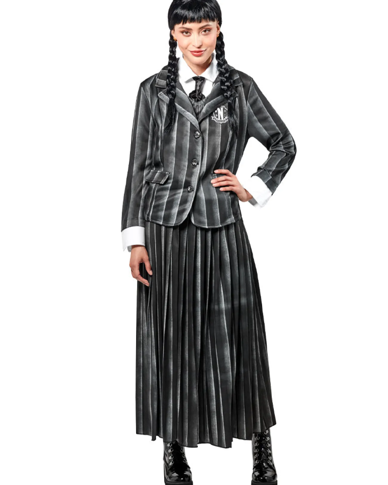 Rubies Wednesday Nevermore Academy Black Wednesday Deluxe Womens Costume>Women Women's Costumes