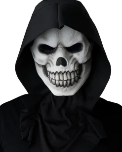 California Costumes White Skull Light Up Mask></noscript> Halloween Masks
